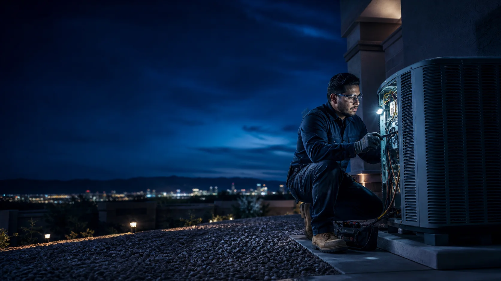 Freeze Zone Heating & Cooling technician serving a Southern Nevada property
